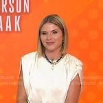 Jenna’s champagne satin midi dress on Today Jenna’s champagne satin midi dress on Today