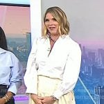 Jenna's cream beige eyelet skirt on Today Jenna's cream beige eyelet skirt on Today