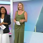Jenna’s green ring detail dress on Today