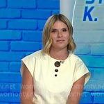 Jenna's ivory button detail top on Today