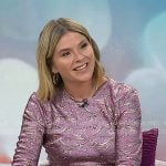 Jenna’s pink floral silk dress on Today