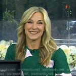 Jennifer Jolly’s pink and green floral dress on Today