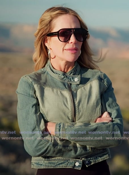 Jennifer’s denim jacket on The Real Housewives of Orange County Jennifer’s denim jacket on The Real Housewives of Orange County