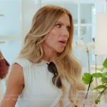 Jennifer’s white twist crop top on The Real Housewives of Orange County