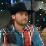 Jesse’s striped western shirt on The McBee Dynasty Real American Cowboys Jesse’s striped western shirt on The McBee Dynasty Real American Cowboys