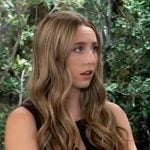 Josslyn's dark brown henley tank top on General Hospital Josslyn's dark brown henley tank top on General Hospital