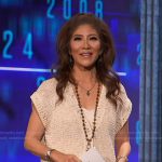 Julie’s beige knit cardigan on Big Brother Julie’s beige knit cardigan on Big Brother