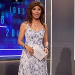 Julie's blue floral print dress on Big Brother Julie's blue floral print dress on Big Brother
