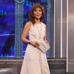 Julie's gingham check belted dress on Big Brother