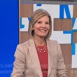 Kate's beige linen blazer on NBC News Daily