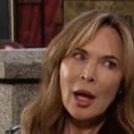 Kate’s paisley blazer on Days of our Lives