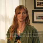 Katherine’s black floral print dress and green jacket on My Life with the Walter Boys Katherine’s black floral print dress and green jacket on My Life with the Walter Boys