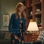 Katherine’s black floral print slip dress on My Life with the Walter Boys Katherine’s black floral print slip dress on My Life with the Walter Boys