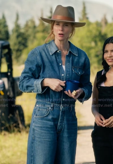 Katherine's denim jumpsuit on My Life with the Walter Boys