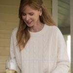 Katherine’s white cable knit sweater on My Life with the Walter Boys Katherine’s white cable knit sweater on My Life with the Walter Boys