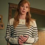 Katherine’s white striped sweater on My Life with the Walter Boys