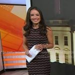 Kaylee’s brown scallop knit dress on Today Kaylee’s brown scallop knit dress on Today