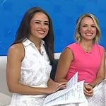 Kaylee’s ivory heel sandals on Today