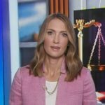 Kayna Whitworth’s pink linen blazer on Good Morning America Kayna Whitworth’s pink linen blazer on Good Morning America