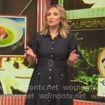 Kelly O’Grady’s midi denim shirtdress on CBS Mornings Kelly O’Grady’s midi denim shirtdress on CBS Mornings