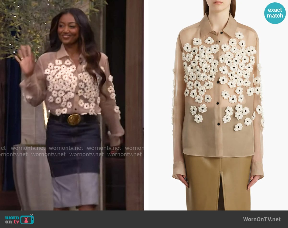 Patina Miller's Khaite top Patina Miller's Khaite top