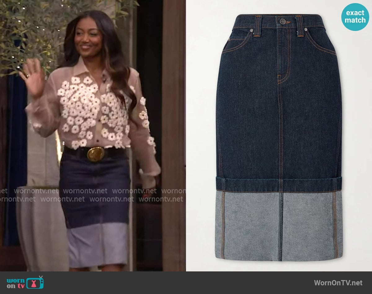 Patina Miller's Khaite skirt Patina Miller's Khaite skirt