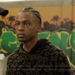 Khalil’s leopard print hoodie on All American Khalil’s leopard print hoodie on All American