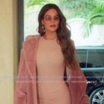Khloe’s pink ruched mini dress on The Girls A Khloe Kardashian Project Khloe’s pink ruched mini dress on The Girls A Khloe Kardashian Project