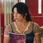 Kiley’s striped knit top and jumpsuit on My Life with the Walter Boys Kiley’s striped knit top and jumpsuit on My Life with the Walter Boys