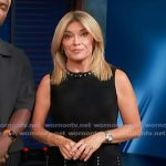 Kit's black studded mini dress on Access Hollywood Kit's black studded mini dress on Access Hollywood