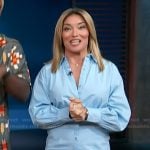Kit's blue dress on Access Hollywood Kit's blue dress on Access Hollywood