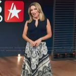 Kit’s paisley print skirt on Access Hollywood