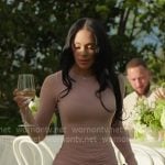 Kristy Sarah’s pink ruched mesh dress on The Girls A Khloe Kardashian Project Kristy Sarah’s pink ruched mesh dress on The Girls A Khloe Kardashian Project