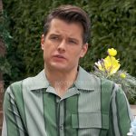 Kyle’s green striped shirt on The Young and the Restless