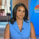 Laura’s blue vest on Today Laura’s blue vest on Today