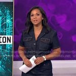 Laura's denim sheath dress on NBC News Daily Laura's denim sheath dress on NBC News Daily