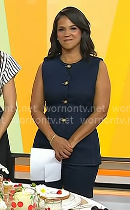 Laura's denim vest and cropped jeans on Today
