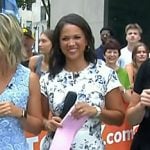 Laura’s navy heel pumps on Today