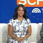 Laura’s white floral print dress on Today Laura’s white floral print dress on Today