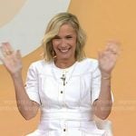 Leanne Morgan’s white studded dress on Today Leanne Morgan’s white studded dress on Today
