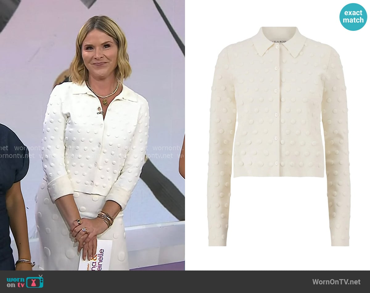 Jenna's Lela Rose sweater
