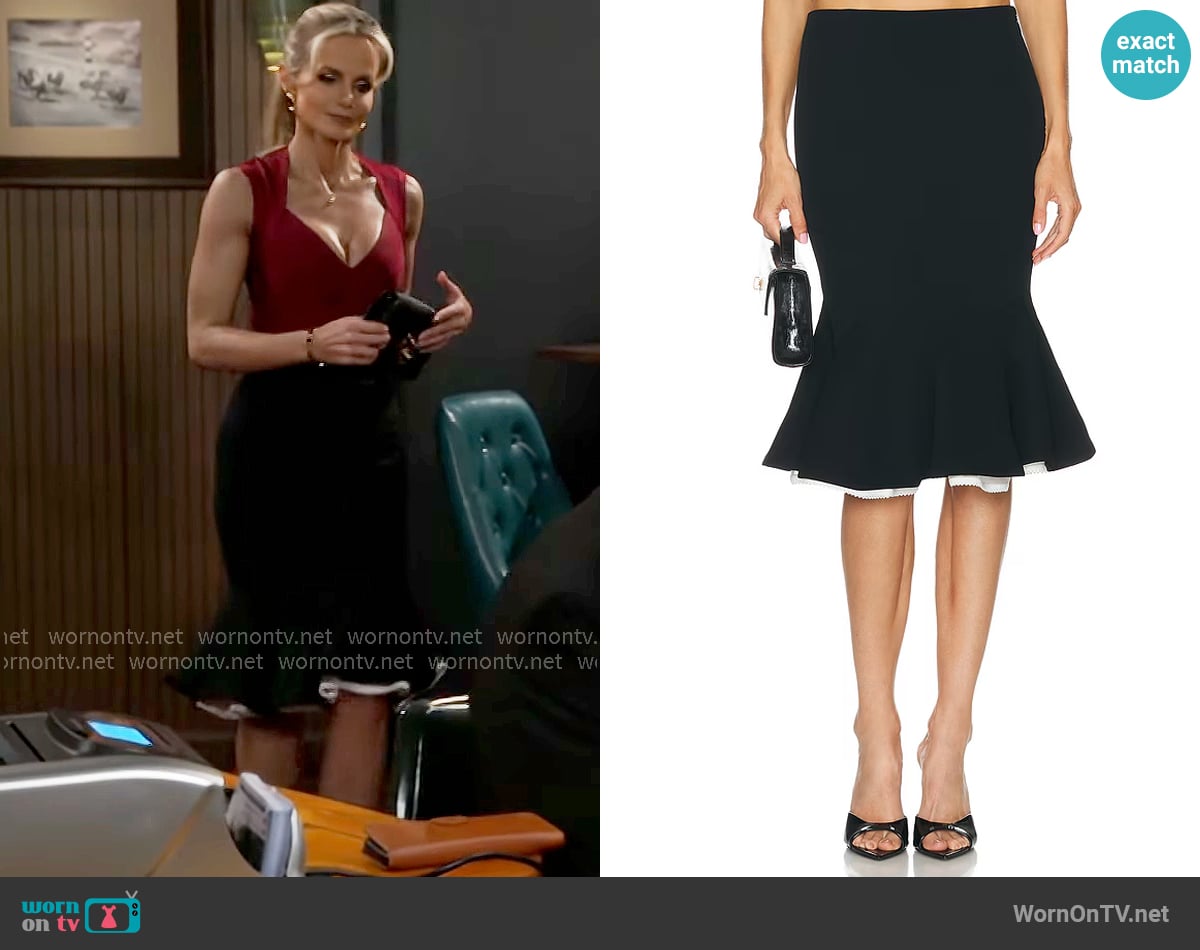 Loba Anya Midi Skirt worn by Vanessa McBride (Lauren Buglioli) on Beyond the Gates Loba Anya Midi Skirt worn by Vanessa McBride (Lauren Buglioli) on Beyond the Gates