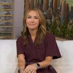 Lori’s brown utility dress on Good Morning America