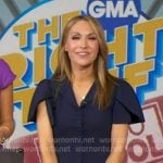 Lori’s navy slit sleeve jacket on Good Morning America Lori’s navy slit sleeve jacket on Good Morning America