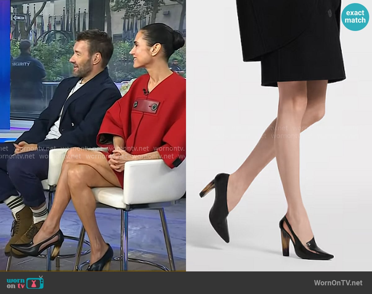 Jennifer Connelly's Louis Vuitton shoes Jennifer Connelly's Louis Vuitton shoes