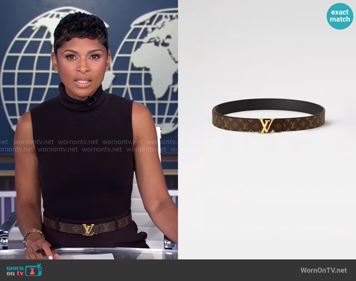 Jericka's Louis Vuitton belt Jericka's Louis Vuitton belt