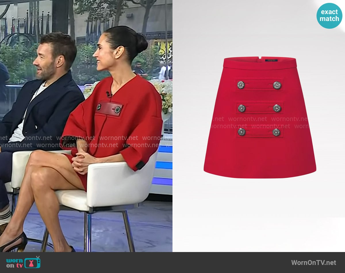 Jennifer Connelly's Louis Vuitton skirt Jennifer Connelly's Louis Vuitton skirt