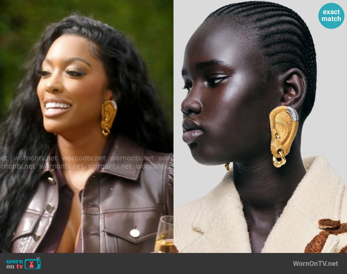 Porsha's Maison Schiaparelli earrings