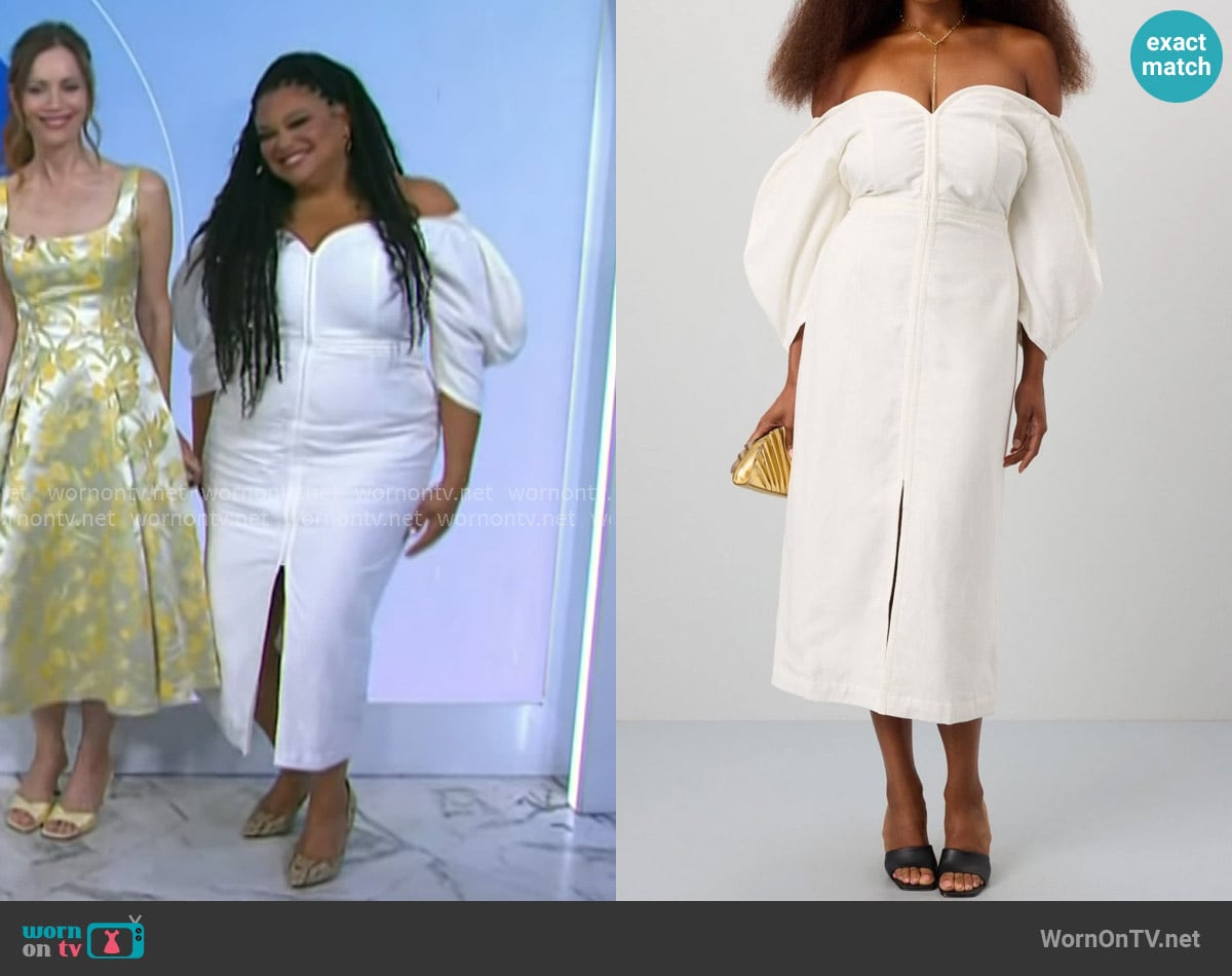 Michelle Buteau's Mara Hoffman dress Michelle Buteau's Mara Hoffman dress