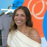 Melissa’s ivory one off-shoulder top on Today Melissa’s ivory one off-shoulder top on Today